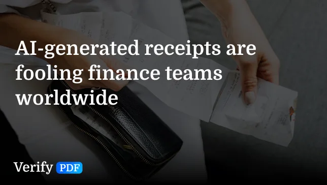 AI-generated receipts are fooling finance teams