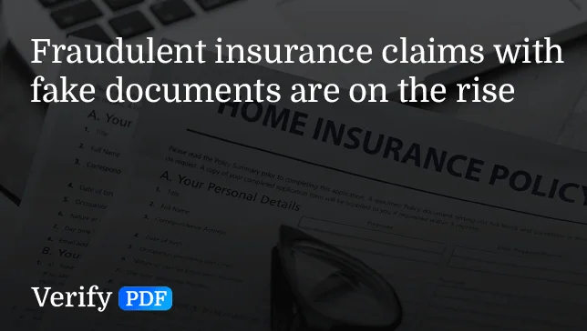 NOS investigation into fake insurance claims