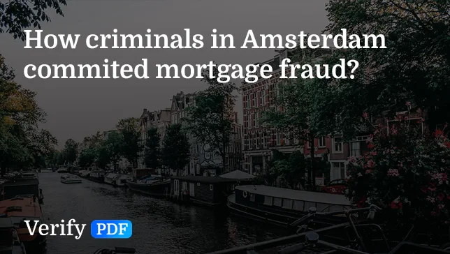 Amsterdam mortgage fraud ring