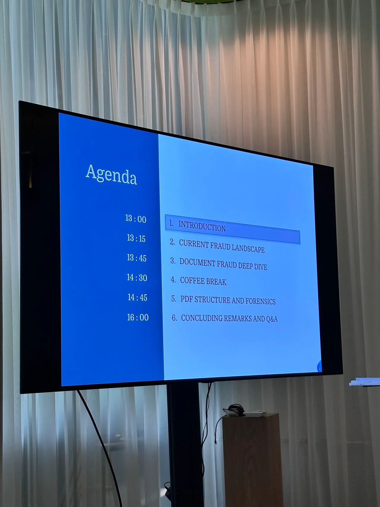 Expert-led training on fraud detection techniques